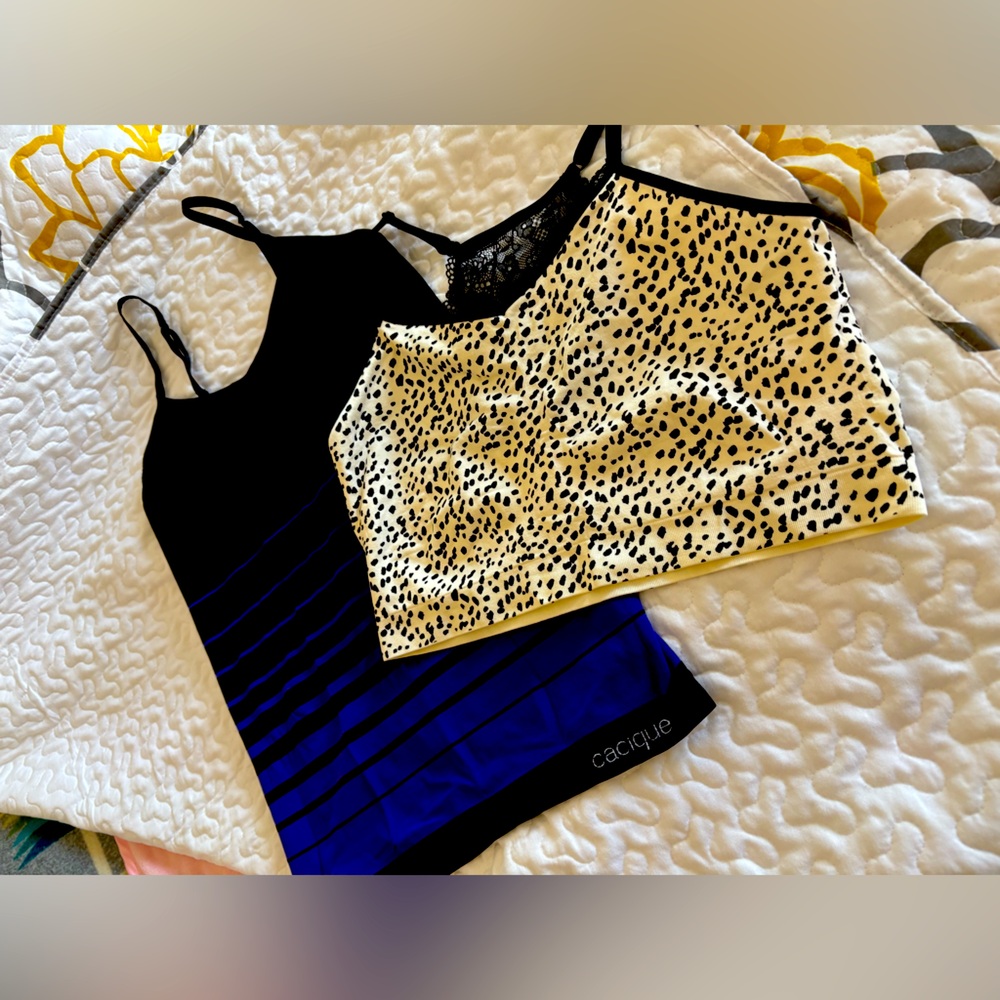 Short Camisole & Longer Thin Strap Camisole